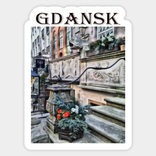 GDANSK POLAND Sticker